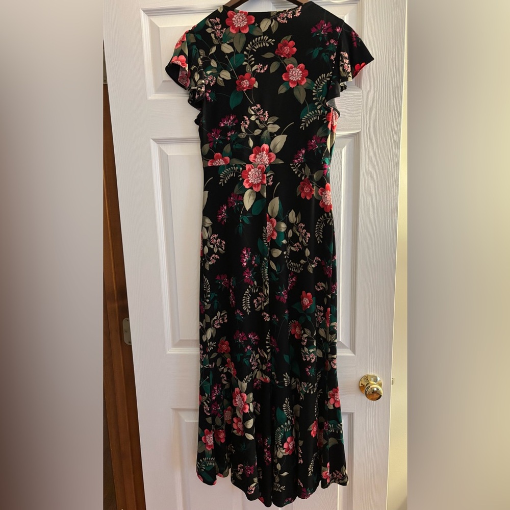 Tommy Hilfiger Black Dress with Floral Accents - Picture 2 of 4